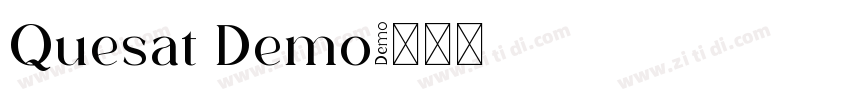 Quesat Demo字体转换 Quesat Demo字体转换